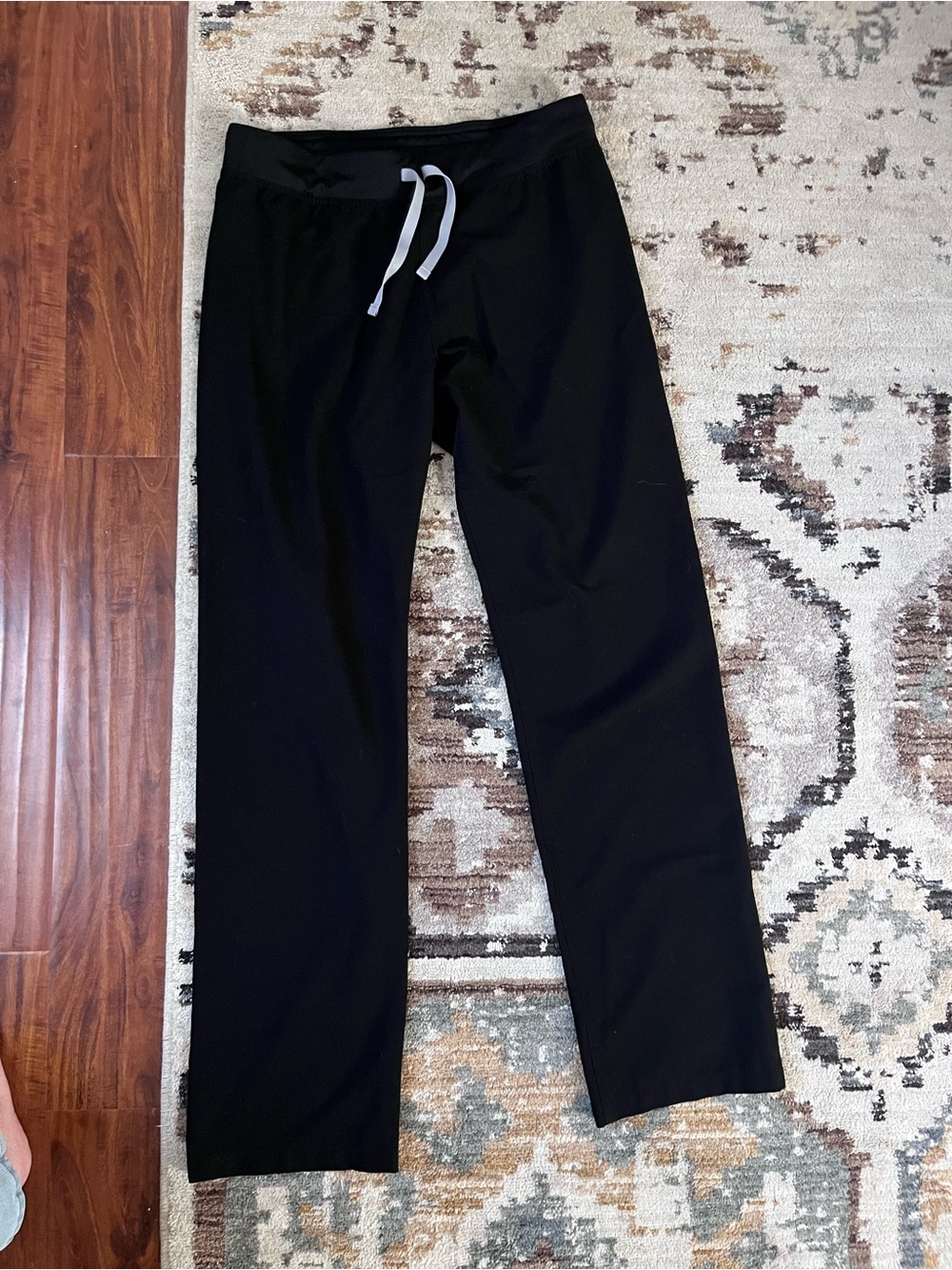 Black high waisted figs scrub pants